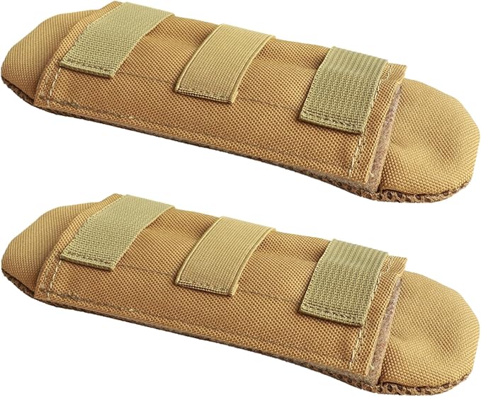 Shoulder Strap Pad for Optimal Weight Distribution, Plate Carrier Shoulder Pads with Velcro, Backpack Strap Pads, Shoulder Strap Cushion for Tactical and Weighted Vests, Body Armor, Waist Belts