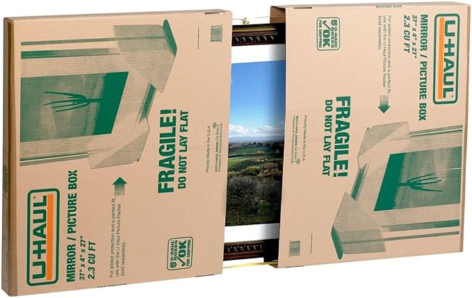 U-Haul Uhaul Mirror and Picture Box-1 box