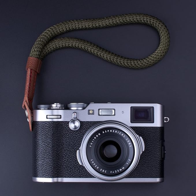 Camera Wrist Strap,Hand Strap lanyard for DSLR SLR Mirrorless Camera Rope Adjustable Safety Strap(Green)