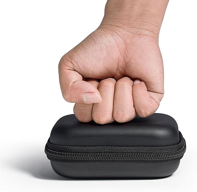 Charger Case,Mini Cable Organizer Cases,Pouch Case Bag,Small Charger Organizer,Waterproof Travel Storage Carrying Bag for USB Drives,Power Adapter,Earphones,Cords etc,Double-Layer,Gray