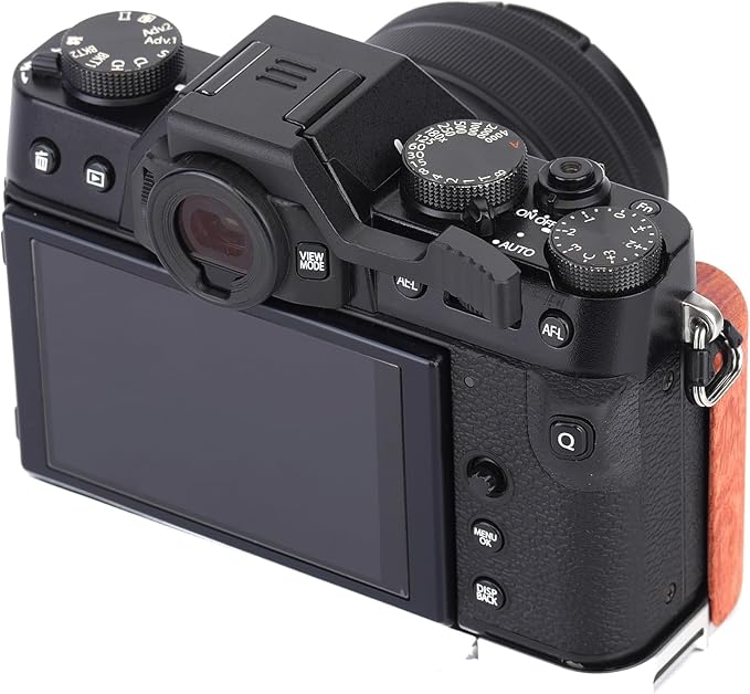 Metal Thumbs Up Grip Compatible with Fuji Fujifilm X-T30III/X-T20III/X-T10III/X-T30II/X-T20II/ X-T10II/XT30/XT20/XT10/X-T50 Mirrorless Cameras Thumb Rest Support with Hot Shoe Cover (Black)