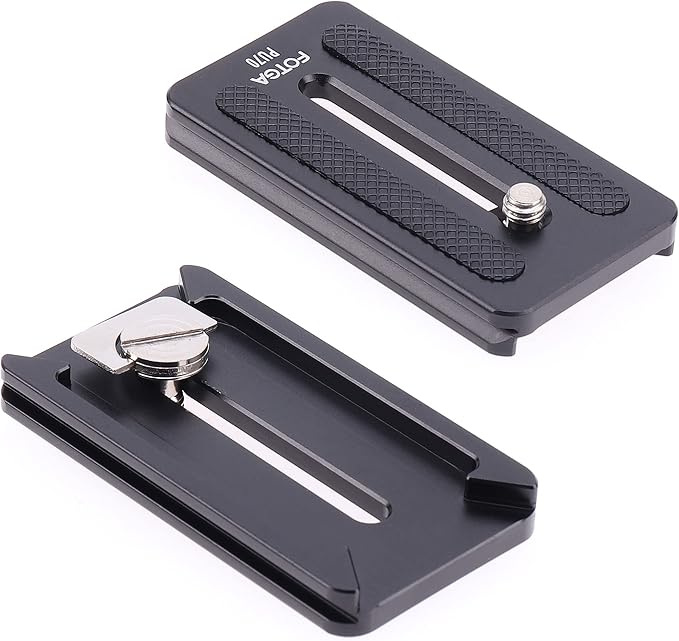 Fotga 70mm/2.75in Camera Mount Quick Release Plate for DJI Ronin SC Gimbal Stablilizer,Compatible Arca Swiss Tripod Ball Head Clamp PU70