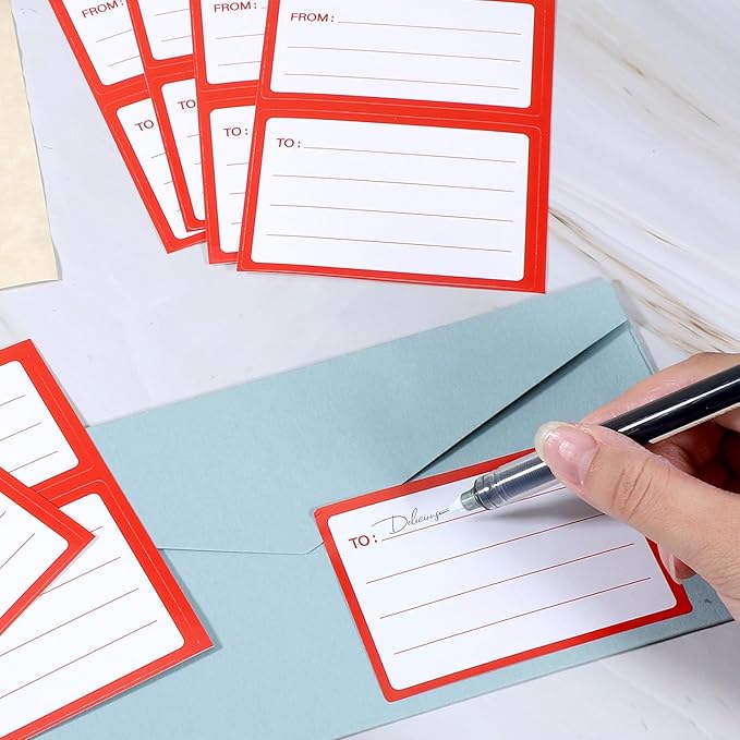 150 Pcs to from Return Address Mailing Labels, Self-Adhesive to/from Address Mailing Labels, 4.5x3.5 Inch Blank Mail Shipping Label Postage Guaranteed Stickers for Package Boxes