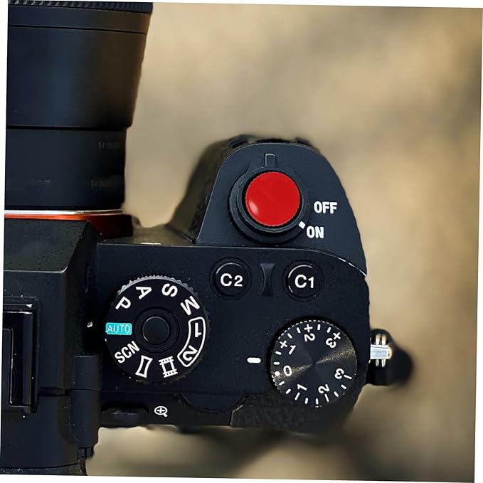 Housoutil 2pcs Soft Shutter Release Button for Camera Threaded Design Smooth Functionality Grip Precision Photography