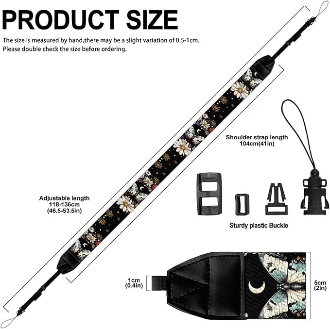 GLENLCWE Camera Strap, Camera Strap for Photographers Neck Strap Replacement Fit Most Cameras
