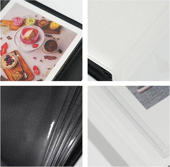 iFreak Polaroid Photo Album Book Fits For Fujifilm Instax Wide Square Picture Album, Holds Square Instant Square SQ1 SQ6 SQ10 SQ20 Camera Film Polaroid 600 i Type 3.5x4.25 inch Film (White)