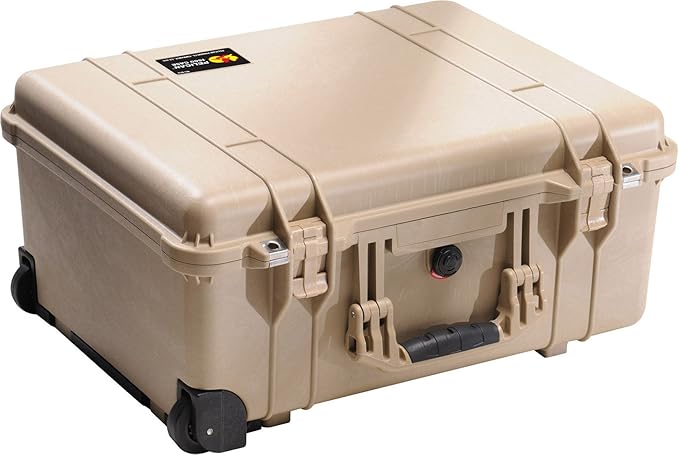 Pelican 1560 Camera Case With Foam (Desert Tan)