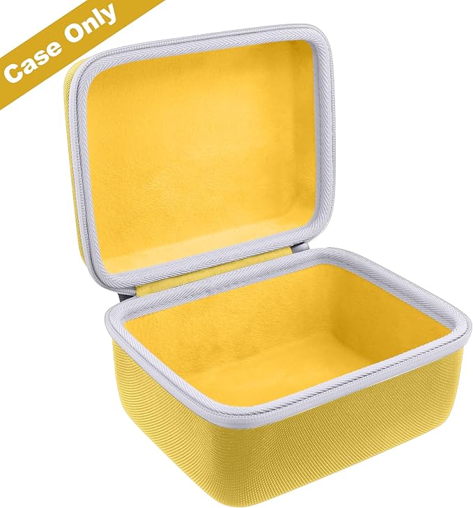 khanka Hard Carrying Case for Polaroid Now 3rd Gen I-Type,Now+ 3rd,Now 2nd,Now+ 2nd Gen,Flip,Originals Now I-Type,Originals Now+,I-2,OneStep+,OneStep 2 Instant Film Camera(Yellow Case)