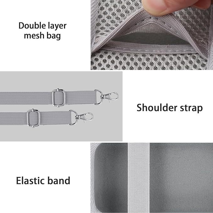 Camera Case for KODAK EKTAR H35/H35N/KODAK Snapic A1 Frame Film Camera,Carrying Case Holder for KODAK EKTAR H35/H35N/Kodak Snapic A1 Frame Film Camera and Accessories(White Case)