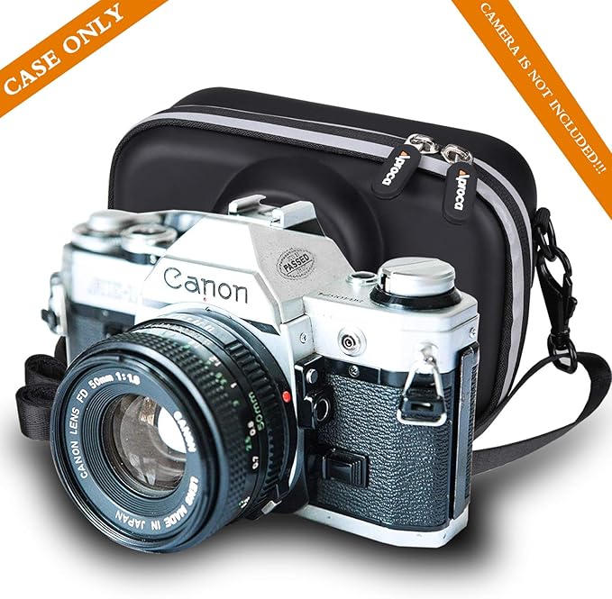 Aproca Case Compatible with Canon AE-1 35mm SLR Camera, Portable Hard Storage Bag for Accessories (Case Only)