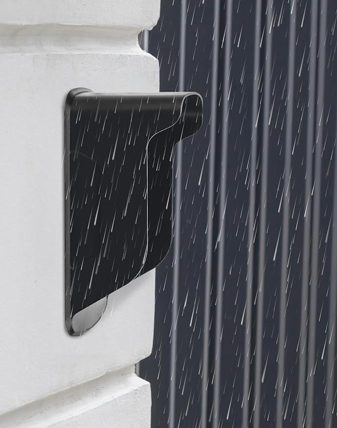 QWORK 2Pcs Waterproof Plastic Rain Cover, Rain Shield for Access Control System RFID Card Keypad Controller Reader
