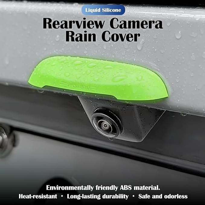 Winter-Ready Rear Camera Cover - All-Season Silicone Protection, Rain & Snow Guard for Backup Cams