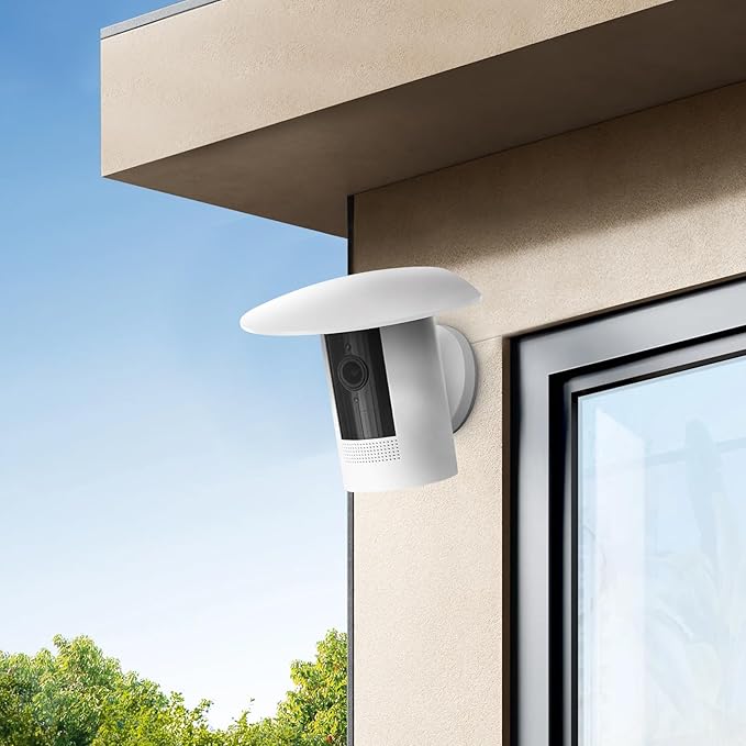 Sun Rain Shield for Ring Outdoor Camera Plus/Stick Up Cam I Battery/Plug-in, Universal Weatherproof Protective Cover - UV Resistant & Easy Install Camera Shelter Guard for Outdoor Security Cameras
