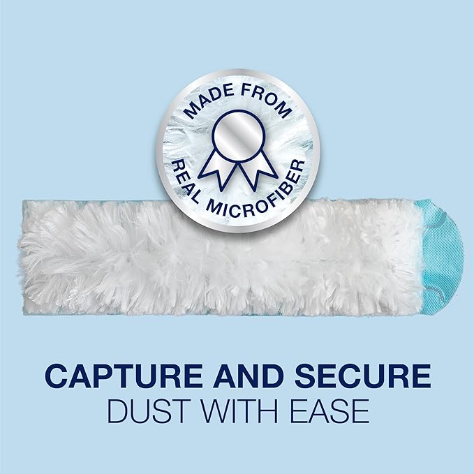 Bona Disposable Duster Refills - 9 Pack - High Performance Dusting System - Microfiber Dusters Remove Dust and Pet Hair for Quick Spot Cleaning