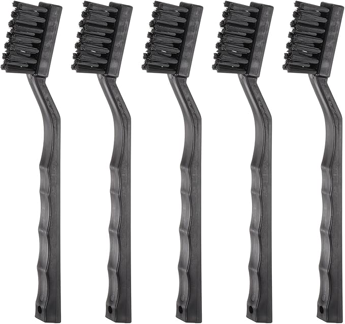 HARFINGTON 5pcs Anti-Static Cleaning Brush 16x35mm PV Plastic Conductive Bristles Anti Static ESD Brushes for Clean PCB Laptop Keyboard Fan and Other Electronic Devices