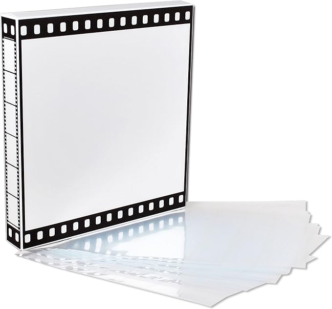 UniKeep Photo Film Negative Storage Album - Includes 20 Pages with 140 Pockets for Holding 35mm Negatives