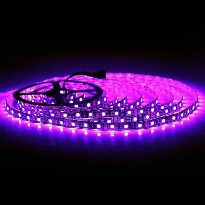 SUPERNIGHT 5050 RGB LED Strip Lights-16.4ft 300 LEDs, Color Changing LED Lights for Valentine, Wedding Sparklers, Christmas Lights, Indoor Decoration