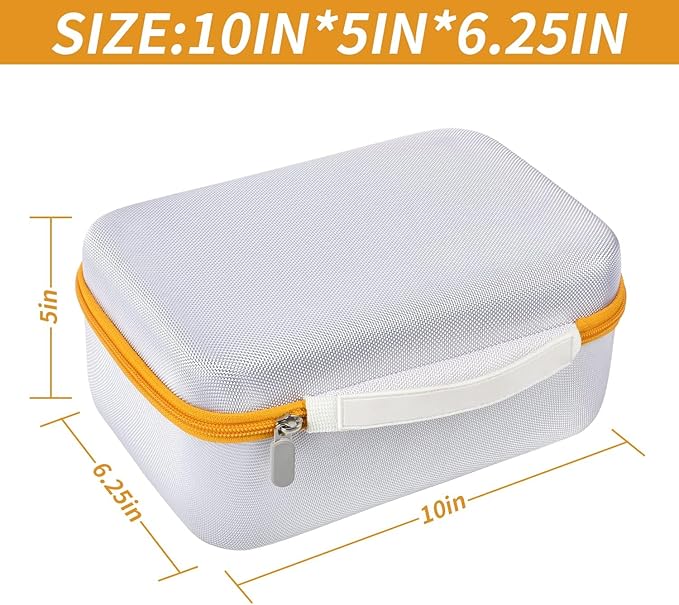 Case Compatible with Kodak Dock Plus for Liene M100 for Kodak Dock Premium Wi-Fi 4x6” Instant Photo Printer. Bluetooth Photo Printing Holder for Adapter, Cartridge, Paper, Power Cord (Box Only) -White
