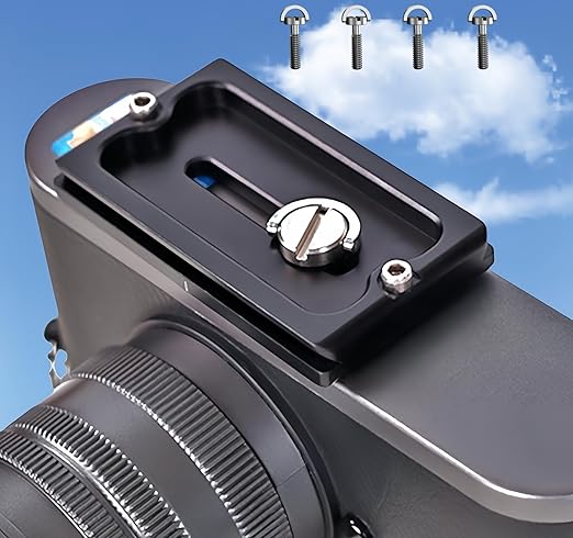 4 Pack Stainless Steel D-Ring 1/4-20 Tripod Screw Adapter, Camera Fixing Screws, Quick Release Mounting Screw Adapter for Camcorder Tripod
