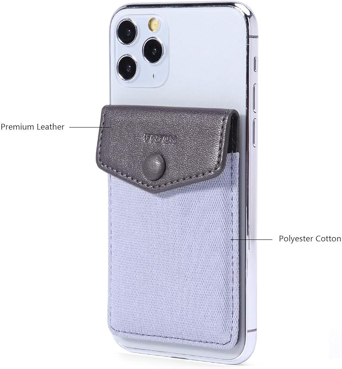 Ultra-Slim Self Adhesive Credit Card Leather Wallet