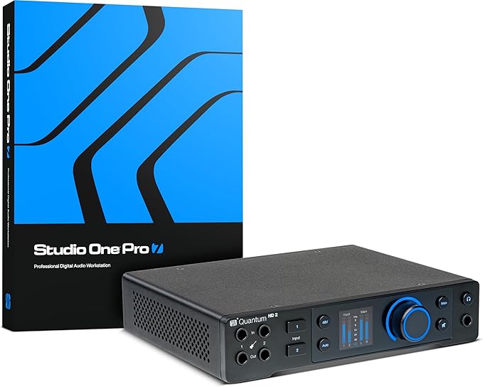 PreSonus Quantum HD 2 20 x 24, 32-bit / 192 kHz USB-C Audio Interface With Studio One Pro Software