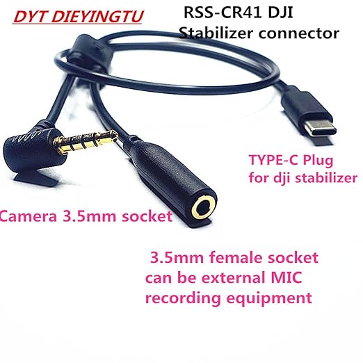 DYTDIEYINGTU RSS-cr41 R Cable for Sigma fp fpl Camera, DJI Ronin Stabilizer - Photo & Video Shutter Release Control