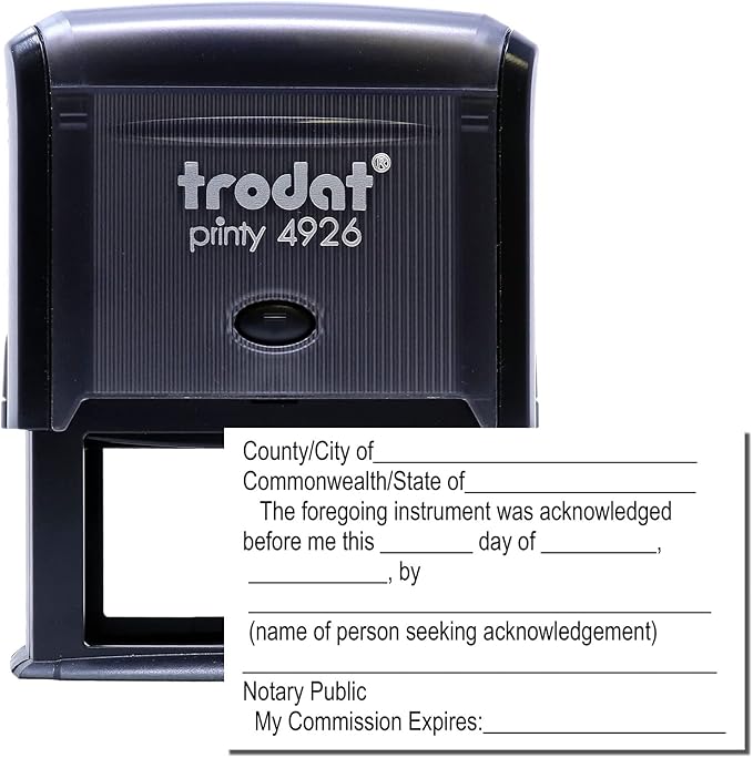 South Carolina Notary Package, Notary Supply South Carolina, Includes Notary Journal, Notary Acknowledgement Stamp, Official Rectangular Notary Stamp with Self Inking Stamps, Press and Print