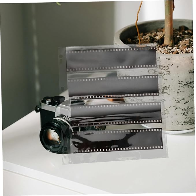 STOBOK 10pcs Heavy Duty Film Negative Sleeves No Storage Pack for Supplies Archival Photo Holders Easy Organization for Collectors