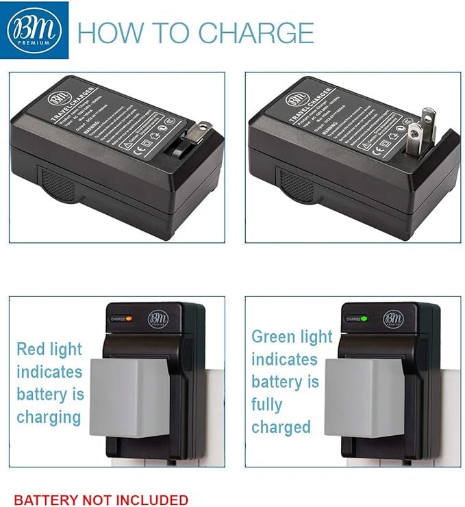 BP-819, BP819 Battery Charger for Canon Vixia HF11, HF20, HF21, HF200, HFG10, HFG20, HFM30, HFM31, HFM32, HFM40, HFM41, HFM300, HFM301 HFM400 HFS10 HFS11 HFS20 HFS21 HFS30 HFS100 HFS200 HG20 HG21 XA10