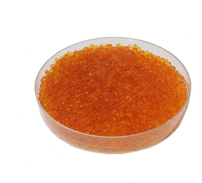 "Dry & Dry" [5.5 LBS] Premium Orange Indicating Silica Gel Desiccant Beads(Industry Standard 3-5 mm) - Rechargeable