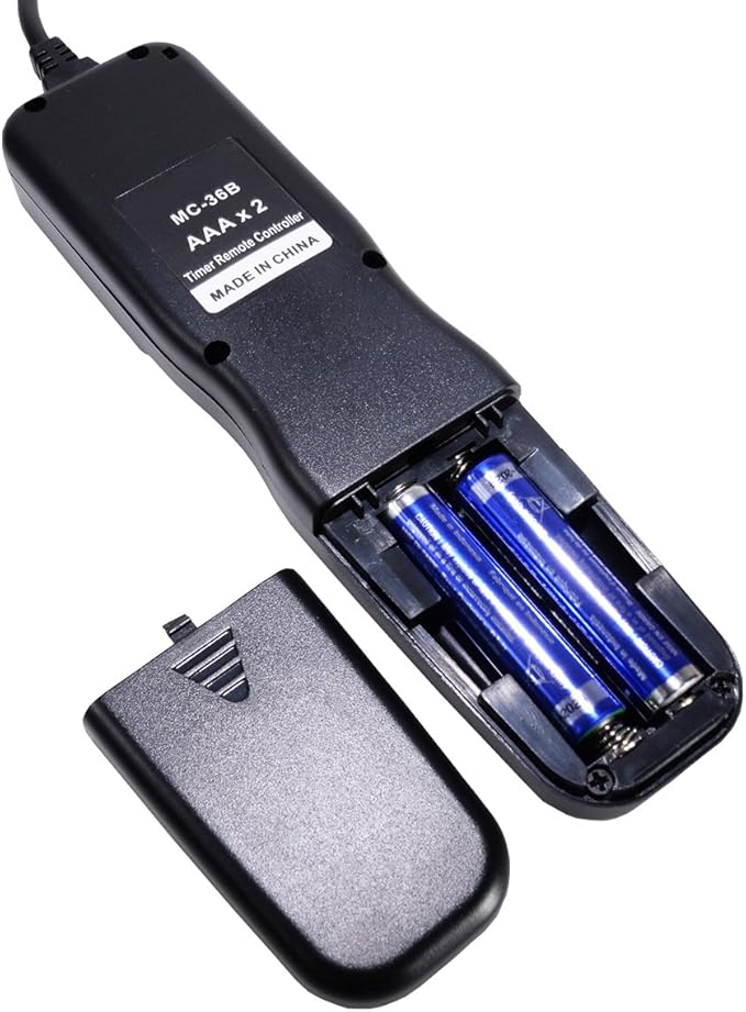 Foto&Tech LCD Timer Shutter Release Remote Control Cord (Compatible with Olympus OM-D E-M5 Mark II, E-M5, E-M1, E-M10, Pen-F, Pen E-PL8, Pen E-PL7, Pen E-P5)