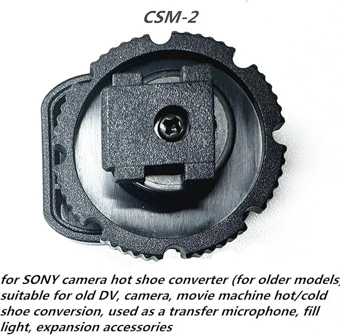for Sony Old Boot Cooler top Accessories Cold Boot Adapter Converts hot Boots to Standard Cold Boot seat Accessories CSM-2 Mack Extension Photography Accessories (CSM-2)