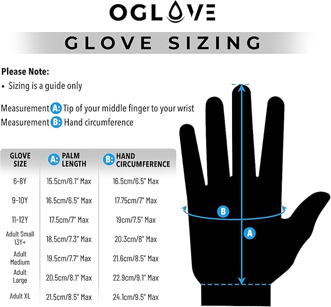 OGLOVE Waterproof Thermal Sports Gloves, Touchscreen Sensitive Field Gloves for Football, Soccer, Rugby, Mountain Biking, Cycling, Fishing and More