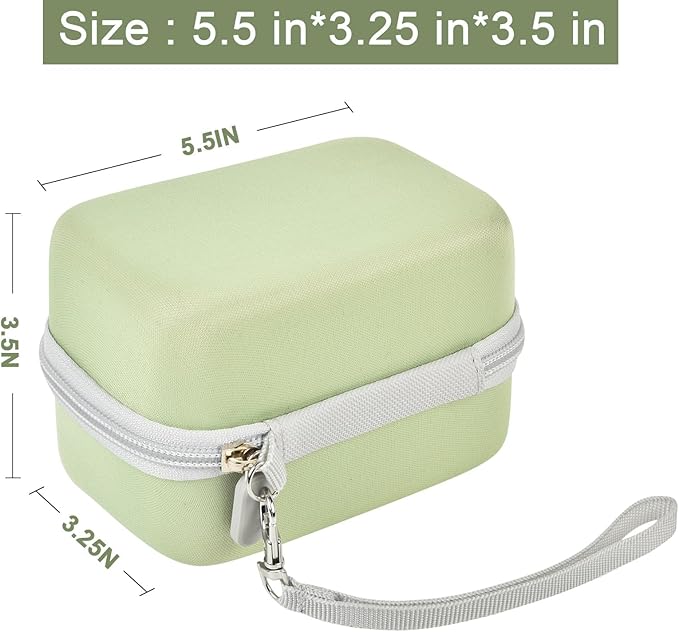 Grapsa Digital Camera Case Compatible with KODAK EKTAR H35 H35N Half Frame Film Camera, Storage Holder Organizer for Kodak Ultra F9 M35 M38 Paper Shoot kamera, 35mm Film Rolls (Box Only) - Green