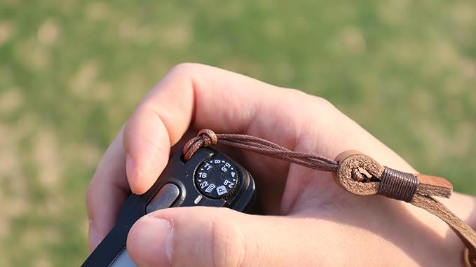 Leather Camera Wrist Strap - Handmade Top-Grain Hand Strap for Ricoh GR III/IIIx, Fuji X100VI/V, Sony RX100 VII - Thin Vintage Film Camera Cuff for Street Photography