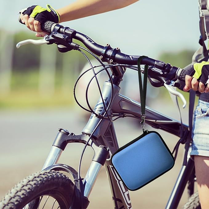 Vlogging Camera Case Compatible with Duluvulu/for TEBNGIHNM/for zheozeig/for Oiadek 4K Digital Cameras for Youtube. Vlog Camera Carrying Storage for Lens, Cable and Other Accessories - Blue