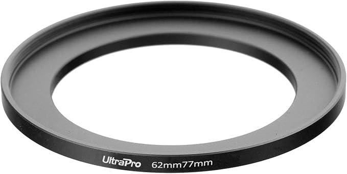 UltraPro Step-Up Adapter Ring 62mm Lens to 72mm Filter Size