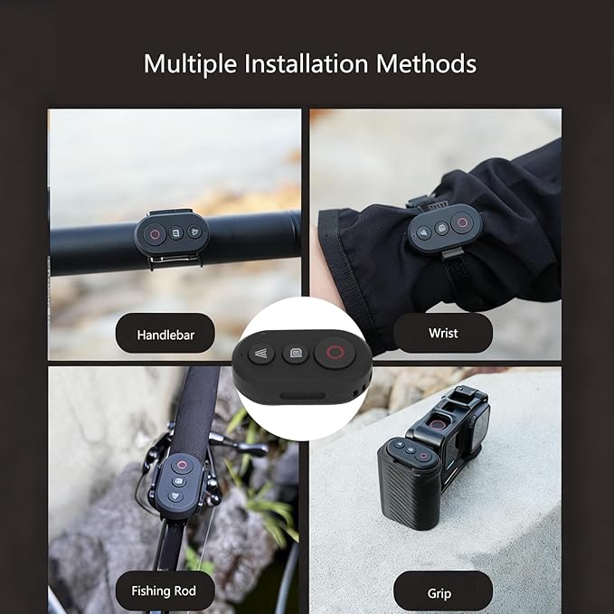 PUSOKEI Bluetooth Remote Controller for Action Cameras, Wireless Camera Remote Shutter for in sta 360 X5/X4/X3/X2, GO 3/3S, Ace Pro/Pro 2 Sports Cameras