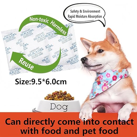 20 Gram Silica Gel Packs, 15 Pcs Transparent Desiccant for Storage, Moisture Absorber for Spices, Jewelry, Shoes, Electronics, and Small Spaces