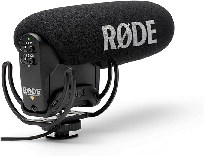 Rode VideoMic Pro R Camera-Mount Shotgun Microphone,Black