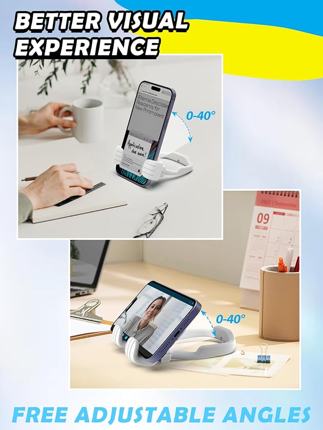 Easter Basket Essentials for Teens Kids Men Women Gifts: Thumbs Up Lazy Phone Stand Holder for Desk Funny Gadgets for Teenage Boys Girls Dad Father Mom Son Daughter Adults Gifts for Easter Stuffers
