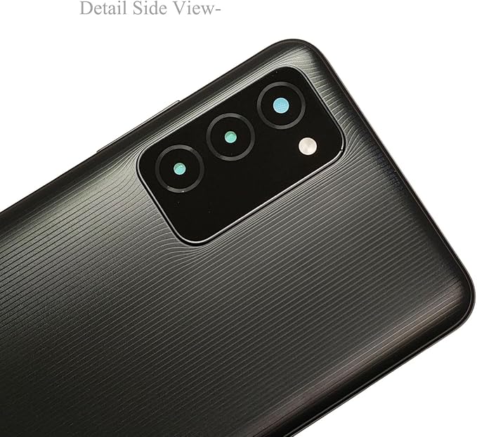 A037u Back Cover Replacement Rear Battery Housing Door Parts for Samsung Galaxy A03s A037u A037u1 6.5 Inch (not ok for A03) Black