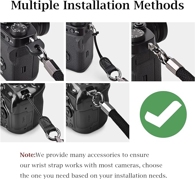 VOVMOEYA Camera Strap Rope,Camera Neck Strap Shoulder Strap for Fujifilm X100VI X100V XS20 XT5 for A6000 A6100 A6400 A6700 A7IV for Canon EOS R6 R10 for Nikon Zf Z5 Z30 - Green