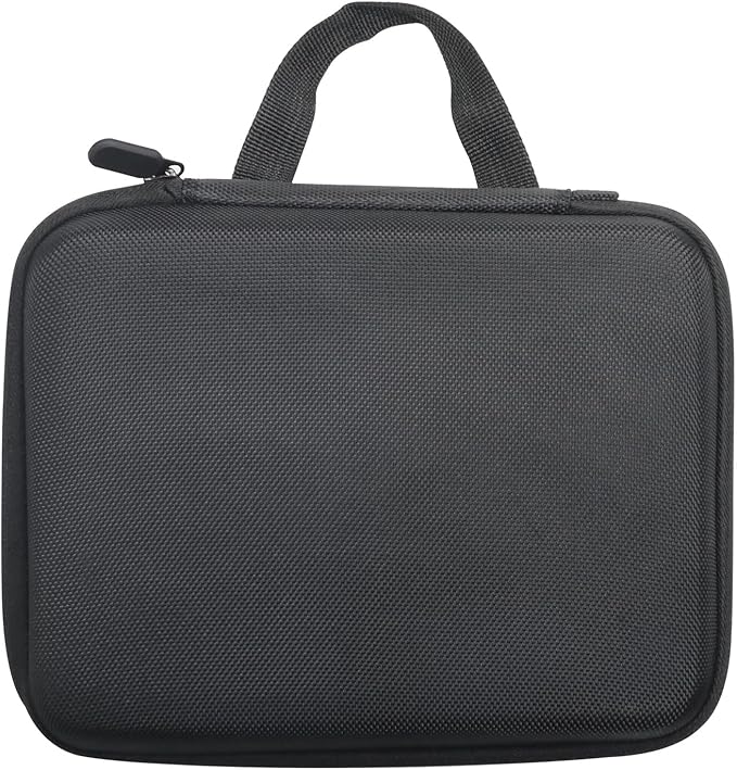 Large Capacity Nylon Vlog Storage Bag for DJI OSMO Action 6 Camera,Charging Compartment,Battery and Expansion Parts Shock-absorbing Anti-scratches Protective Carrying Case with Velvet+Foam Lining