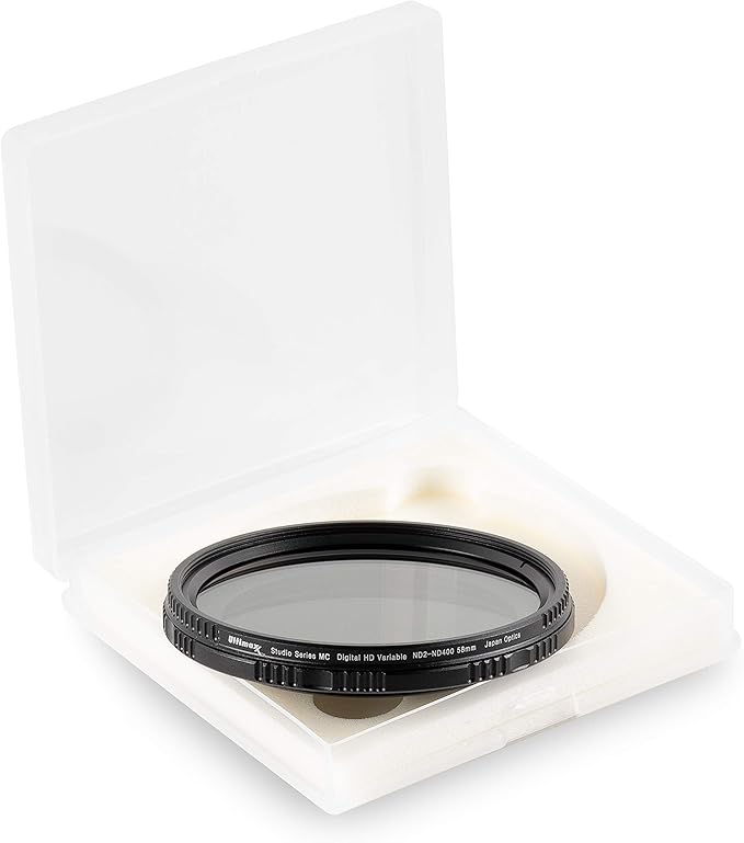 82mm ND Filter Ultimaxx 82mm ND2-ND400 Fader Variable Neutral Density Adjustable Lens Filter Dynamic ND Filter Optical Glass