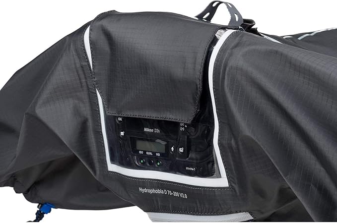 Think Tank Hydrophobia D 70-200 V3 Camera Rain Cover for DSLR and Mirrorless Cameras with 70-200mm f/2.8 Lens (Black)