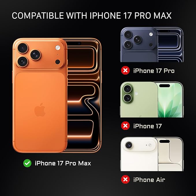 Tilta Khronos Case Compatible with iPhone 17 Pro Max - Black | Snap in Design | Locking Clamp for Secure Mounting | Passthrough Power | Works with Focus Handles, Cooling Modules, Filters