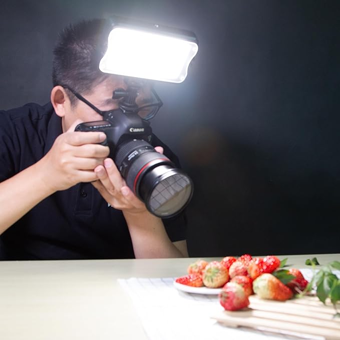 VILTROX VL-162T CRI95+ LED Video Light, Portable Camera Photo Light Panel Dimmable for DSLR Camera Camcorder with Battery, Charger, High Brightness, 3300K-5600K Bi-Color, White Filter and LCD Display
