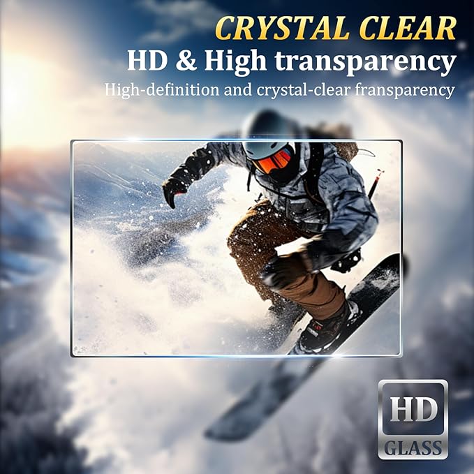 (3 Pack) Camera Screen Protectors Compatible for Ricoh GR IV GRIV GR4 Accessories, 9H High Definition Clear Anti-Scratch Bubble-Free