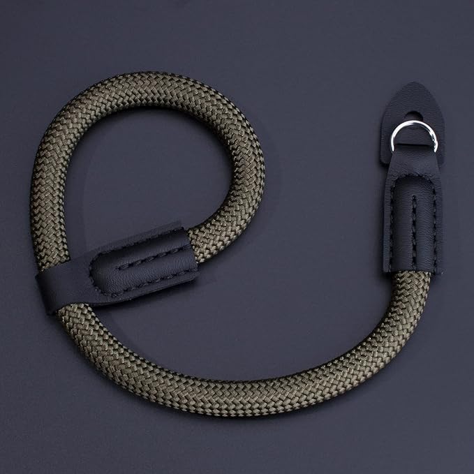 Camera Wrist Strap, Rope Camera Strap Wrist for DSLR SLR Mirrorless Cameras Hand Strap Black Green